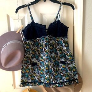 Cute tank with crochet details!